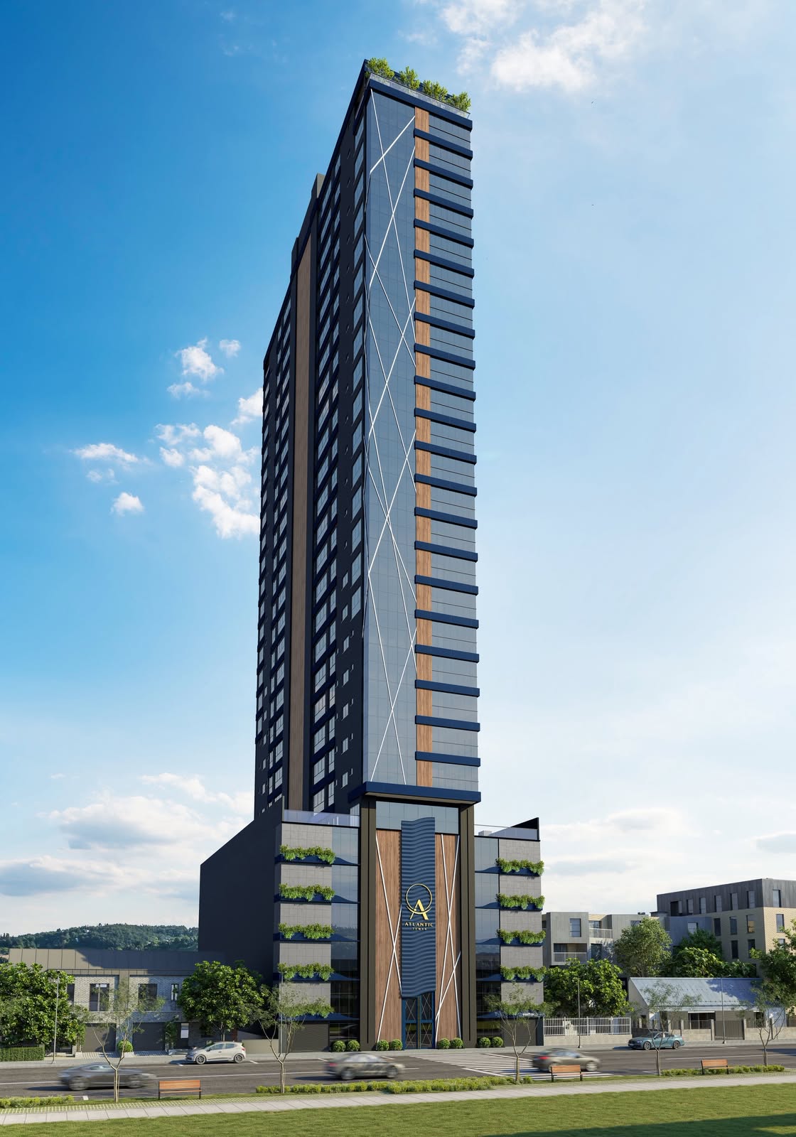 Fachada do Atlantic Residence