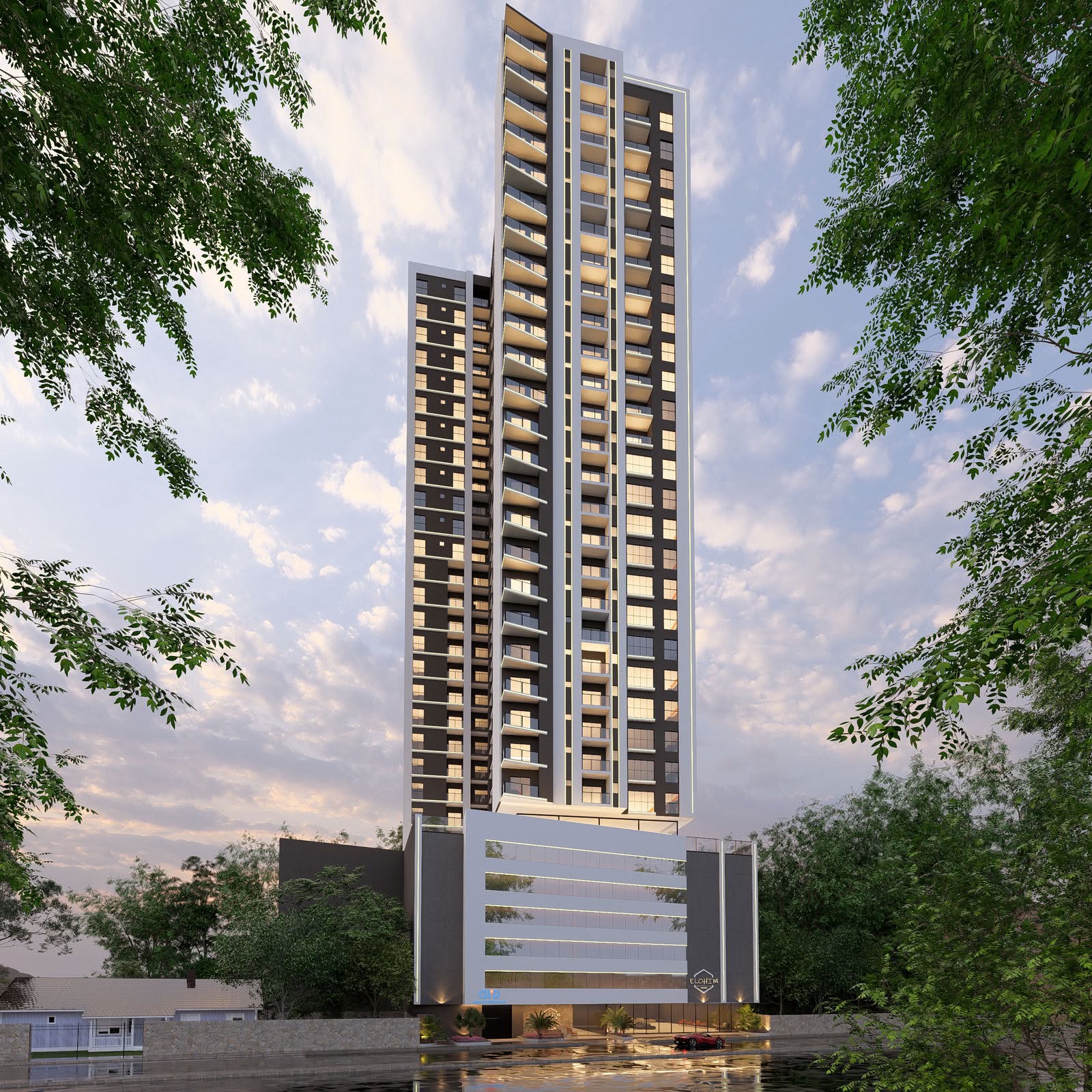 Fachada do Elohin Residencial