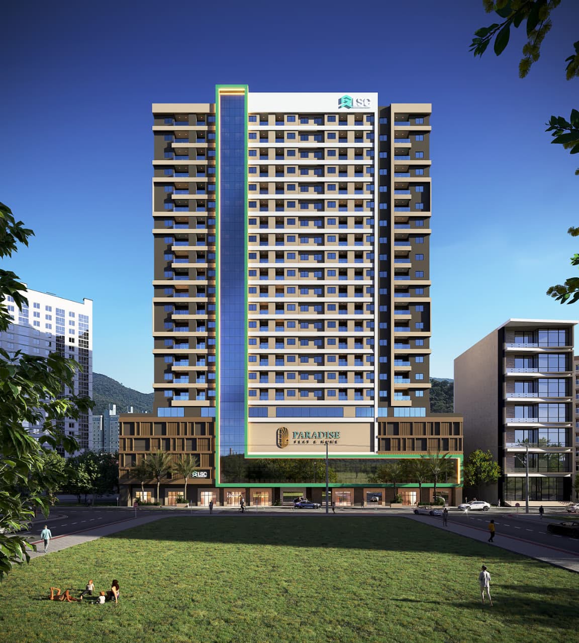 Fachada do Paradice Home Flats